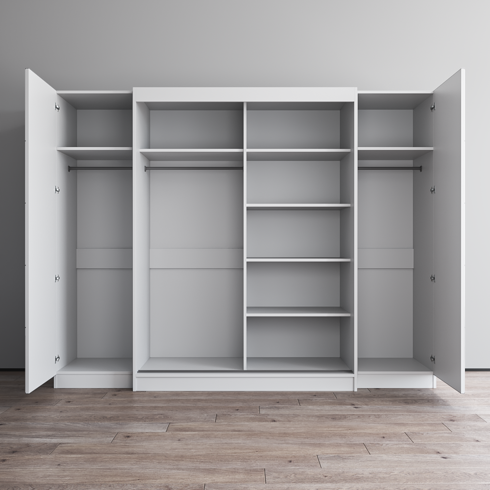 Aria 2D-EXEX Wardrobe with 1 Mirror - Meble Furniture