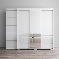 Monaco 3D-EX Wardrobe with 1 Mirror - Meble Furniture