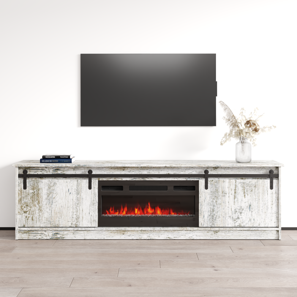 Granero 04 BL-EF Fireplace TV Stand - Meble Furniture