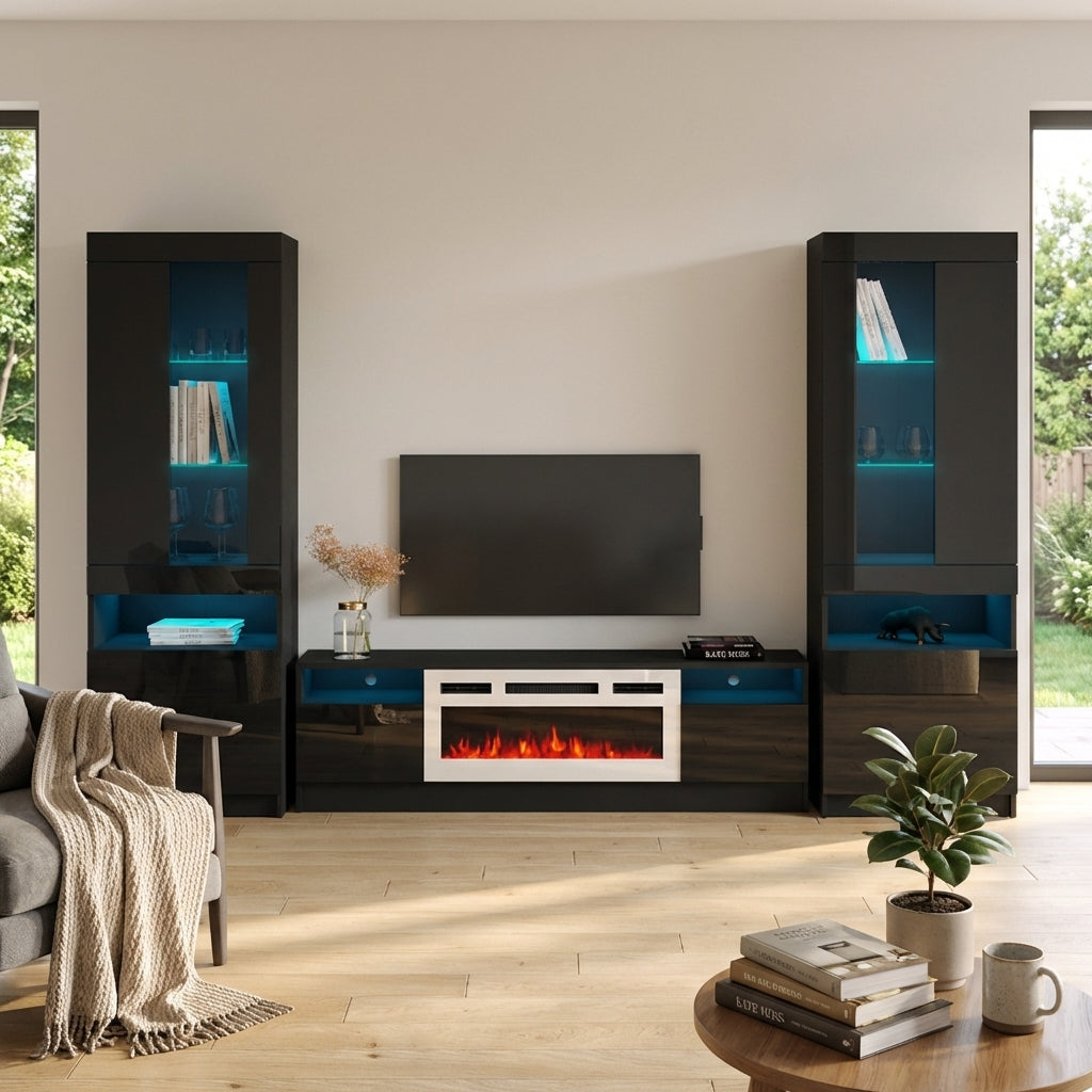 Duke WH-EF Fireplace Entertainment Center