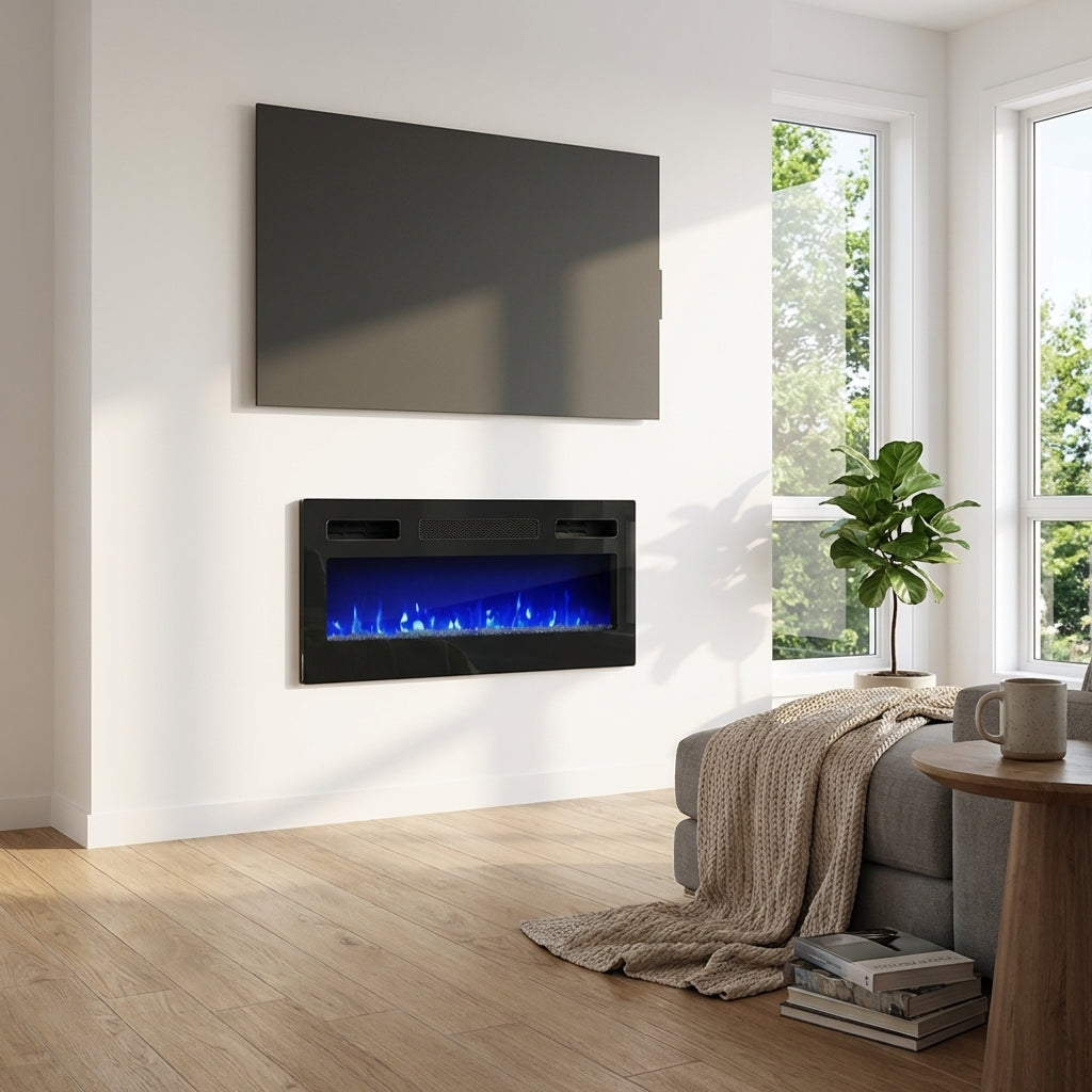 31.5" Electric Fireplace Heater