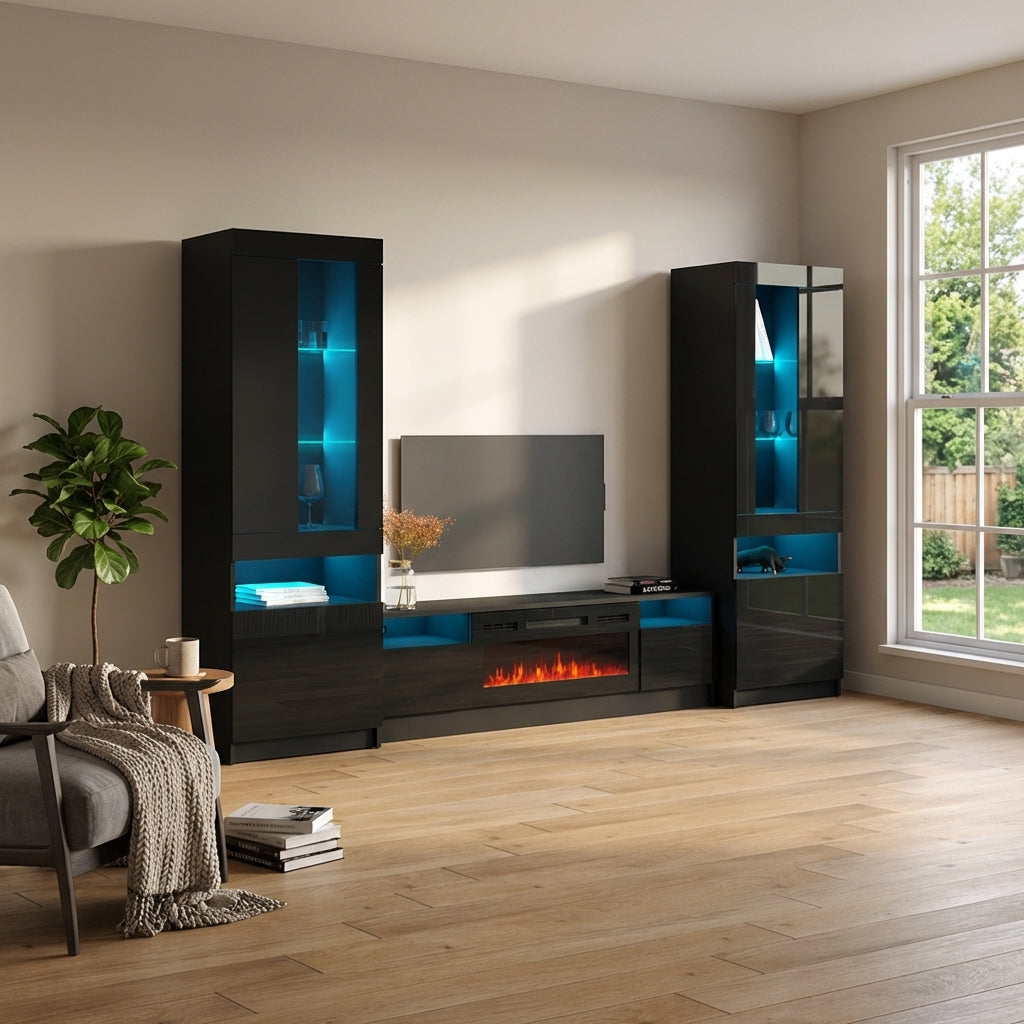 Duke BL-EF Fireplace Entertainment Center