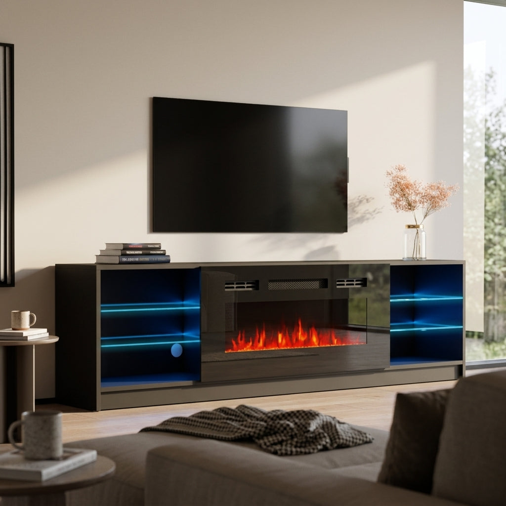Boston 01 Fireplace TV Stand