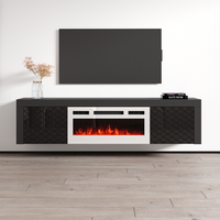Dia WH-EF Floating Fireplace TV Stand - Meble Furniture
