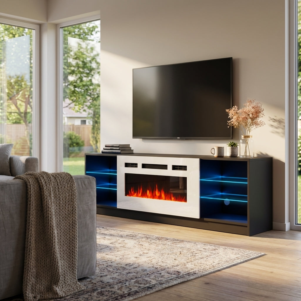Boston WH01 Fireplace TV Stand