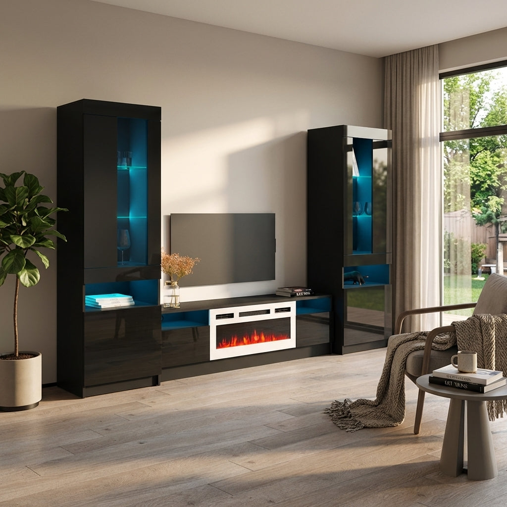Duke WH-EF Fireplace Entertainment Center
