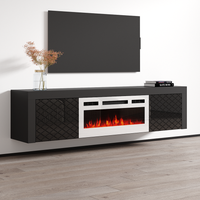 Dia WH-EF Floating Fireplace TV Stand - Meble Furniture
