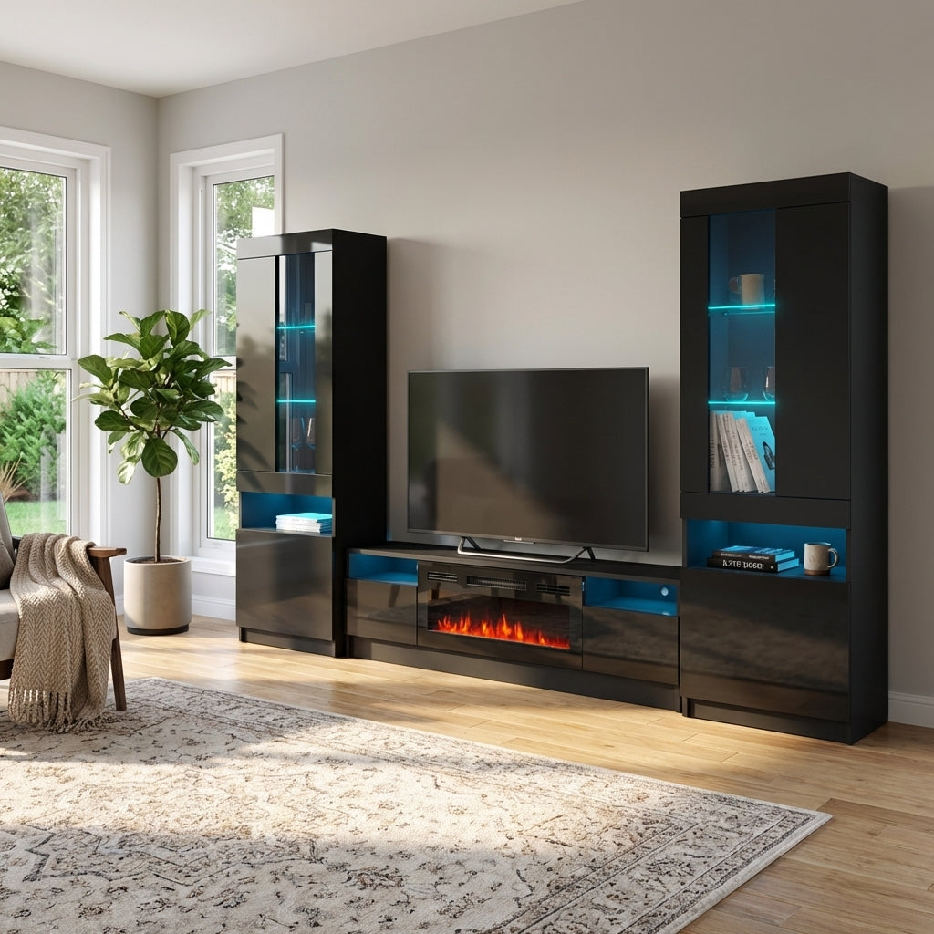 Duke BL-EF Fireplace Entertainment Center