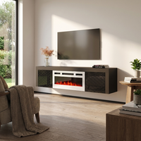 Dia WH-EF Floating Fireplace TV Stand