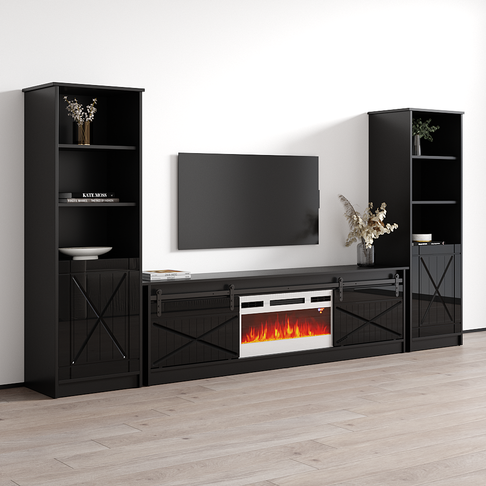 Granero WH-EF Fireplace Entertainment Center - Meble Furniture