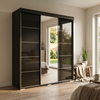 Aria 3D Wardrobe with Mirror