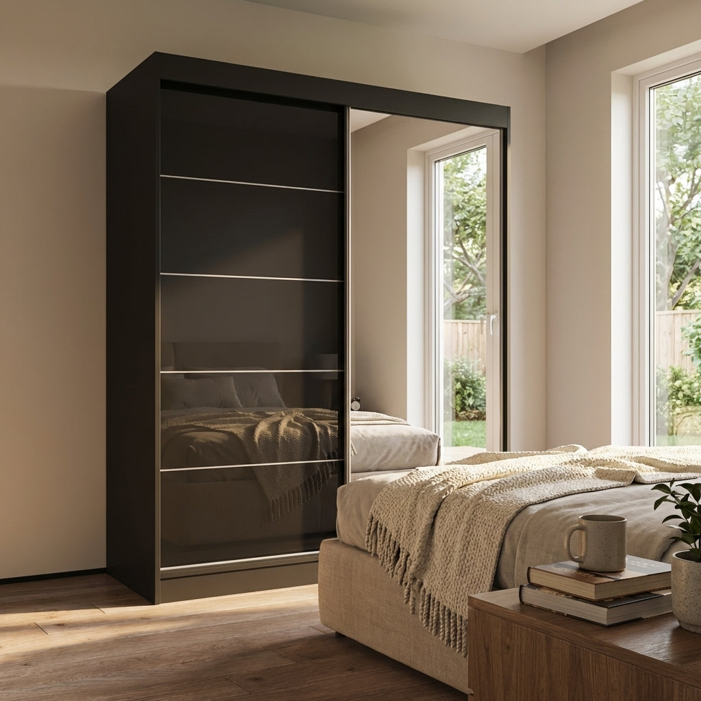 Aria 2D Wardrobe with Mirror