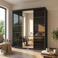 Aria 3D Wardrobe with Mirror