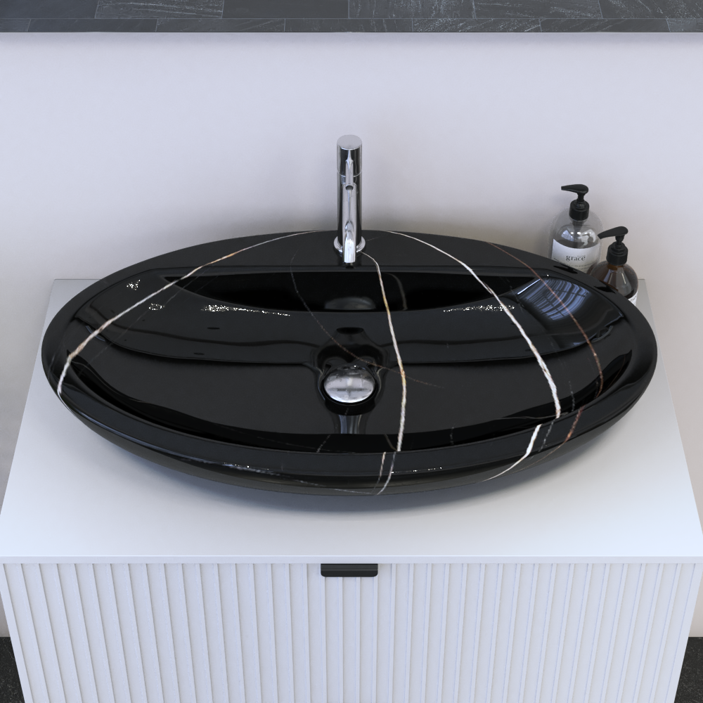 29 Inch Ceramic Vessel Sink - Meble Furniture