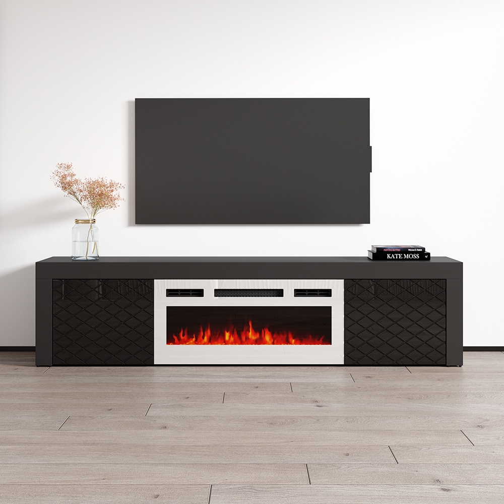 Dia WH-EF Floating Fireplace TV Stand - Meble Furniture