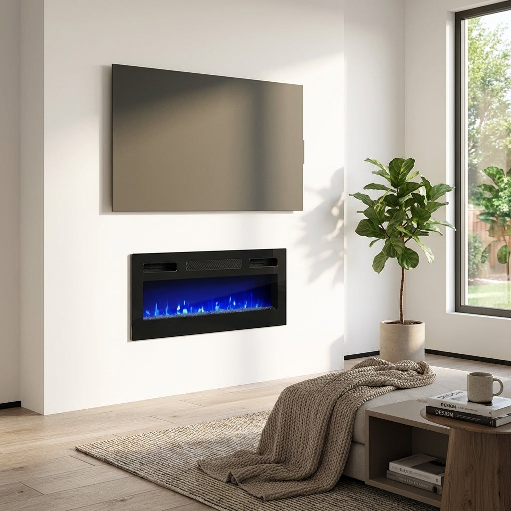 31.5" Electric Fireplace Heater