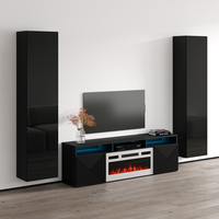Giza WH-EF Floating Fireplace Entertainment Center - Meble Furniture