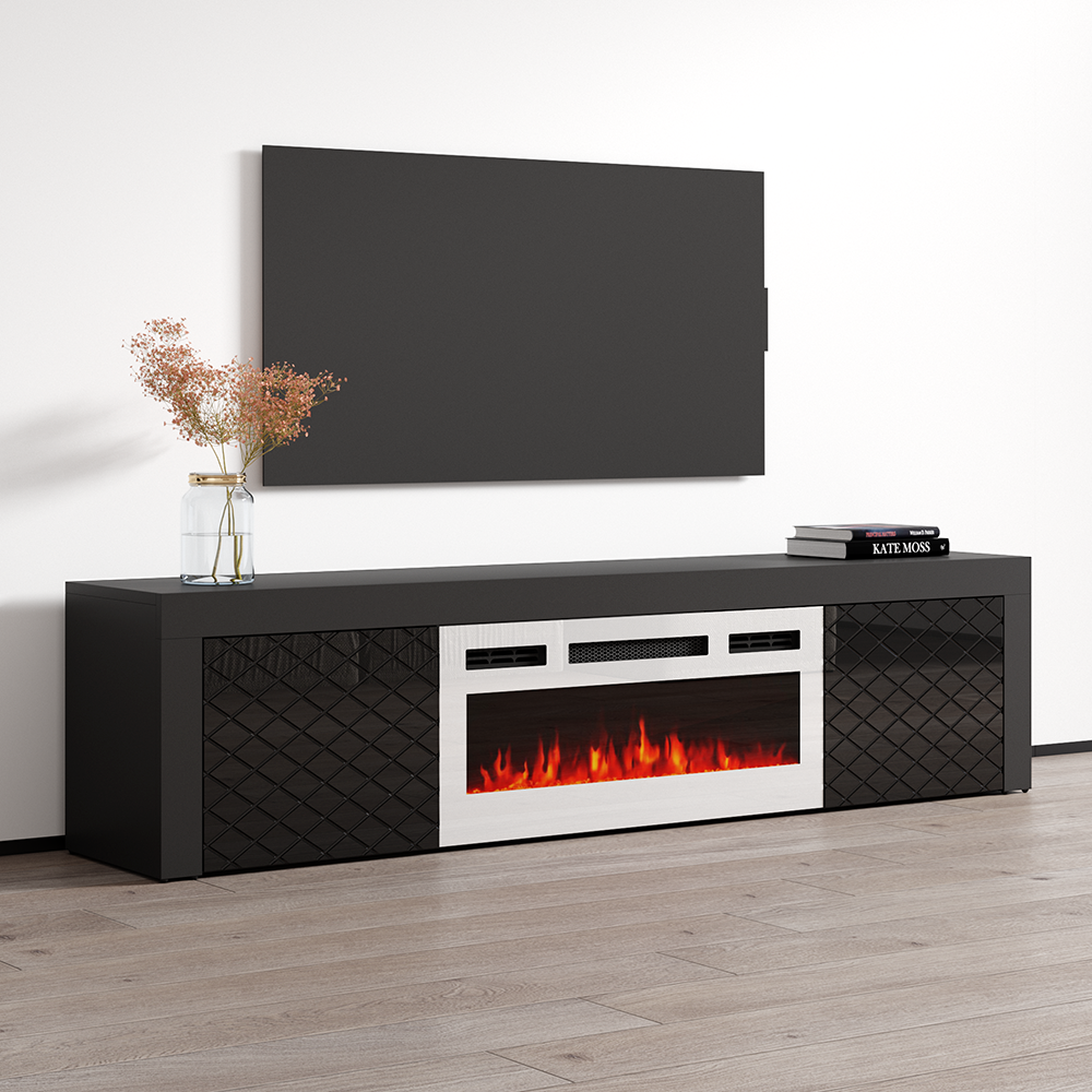 Dia WH-EF Floating Fireplace TV Stand - Meble Furniture