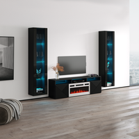 Giza WH-EF Floating Fireplace Entertainment Center - Meble Furniture