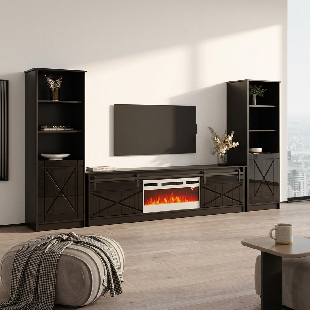 Granero WH-EF Fireplace Entertainment Center