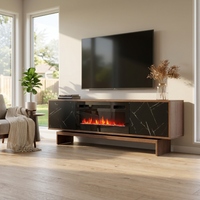 Gram BL-EF Fireplace TV Stand