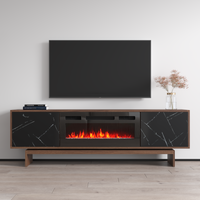 Gram BL-EF Fireplace TV Stand - Meble Furniture