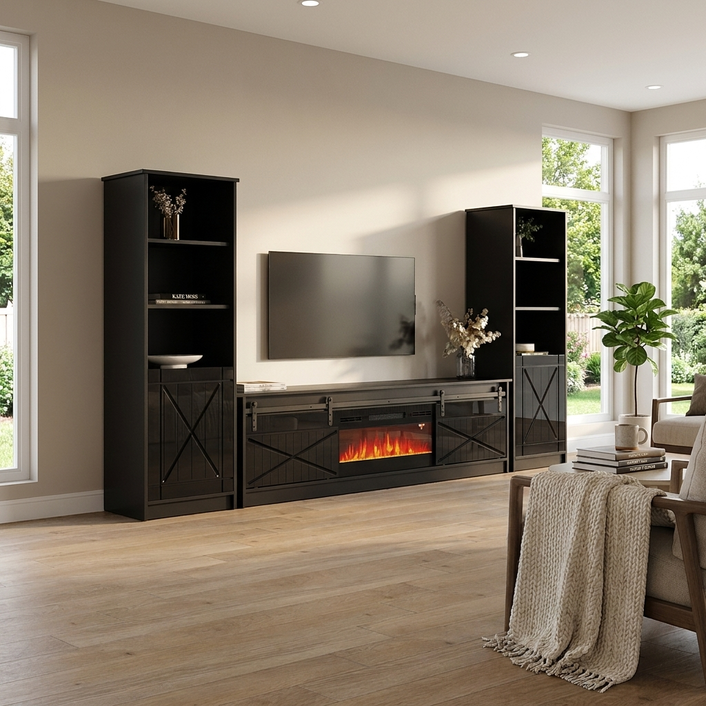 Granero BL-EF Fireplace Entertainment Center