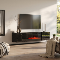 Luxe BL-EF Floating Fireplace TV Stand