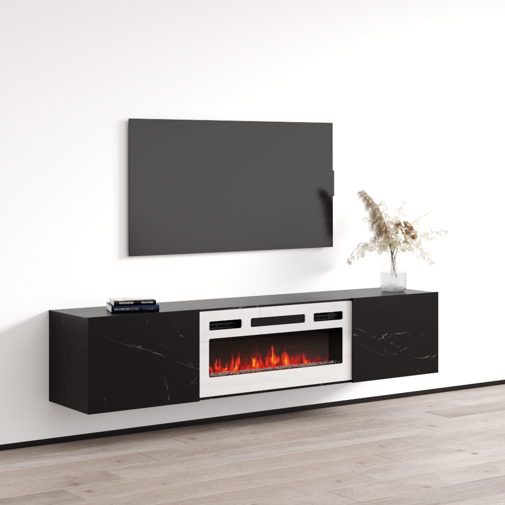 Baja WH-EF Floating Fireplace TV Stand - Meble Furniture