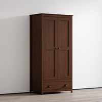 Topazio 2D1S Solid Wood Wardrobe