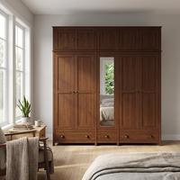 Topazio 10D3S Solid Wood Wardrobe