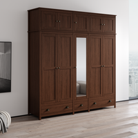 Topazio 10D3S Solid Wood Wardrobe