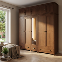 Topazio 10D3S Solid Wood Wardrobe