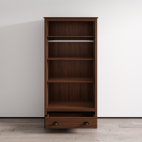 Topazio 2D1S Solid Wood Wardrobe