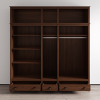 Topazio 10D3S Solid Wood Wardrobe