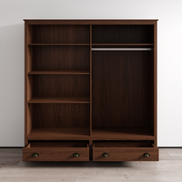 Topazio 4D2S Solid Wood Wardrobe