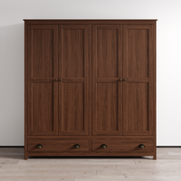Topazio 4D2S Solid Wood Wardrobe