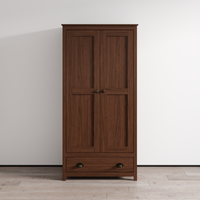 Topazio 2D1S Solid Wood Wardrobe