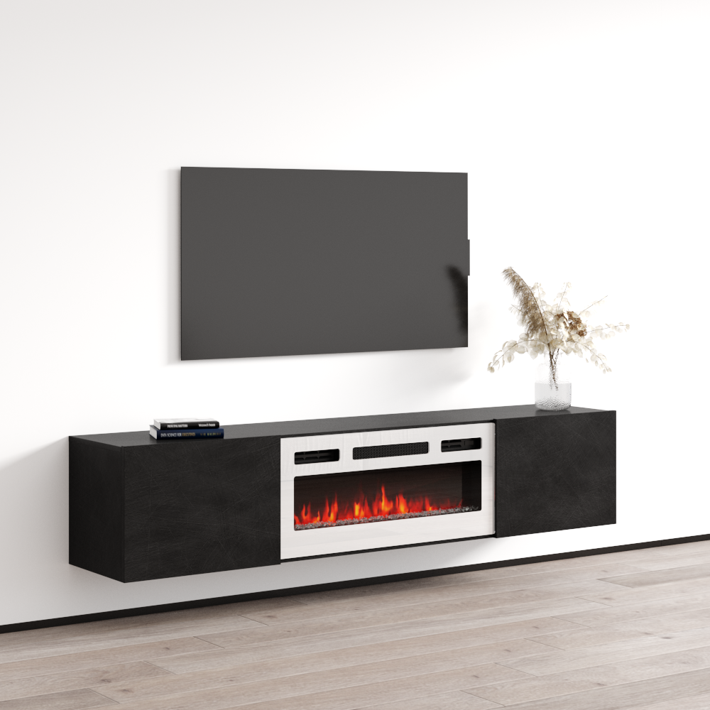 Baja WH-EF Floating Fireplace TV Stand - Meble Furniture