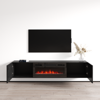Baja BL-EF Floating Fireplace TV Stand - Meble Furniture