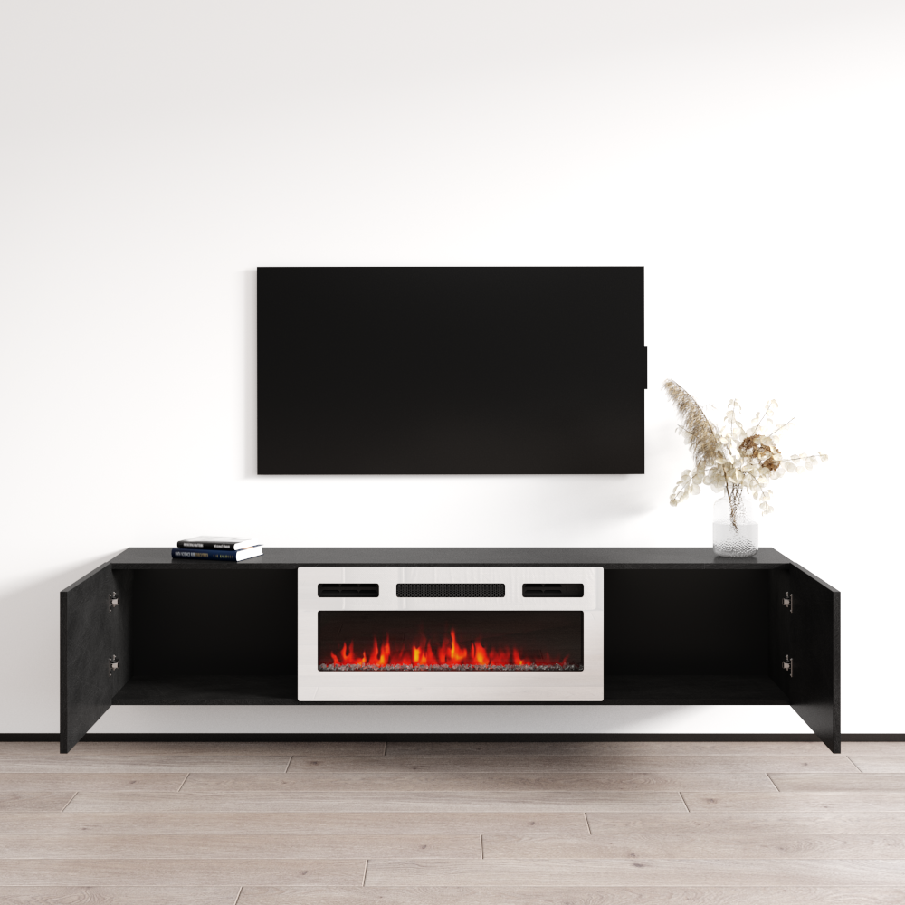 Baja WH-EF Floating Fireplace TV Stand - Meble Furniture