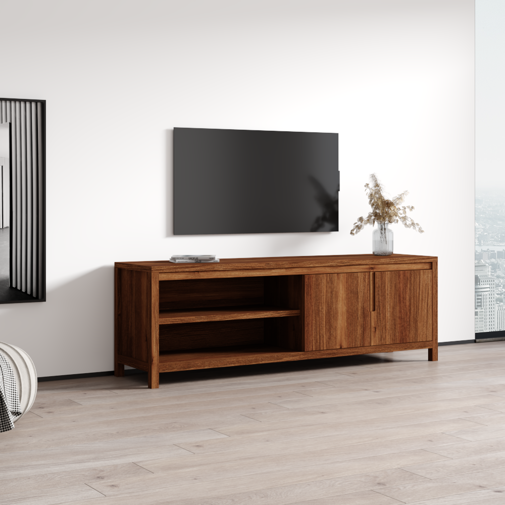 Nature 2D Solid Wood TV Stand