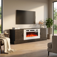 Carmen WH-EF Fireplace TV Stand