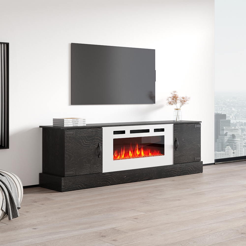 Carmen WH-EF Fireplace TV Stand - Meble Furniture