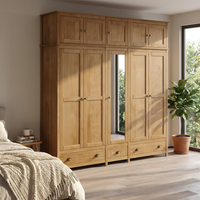 Topazio 10D3S Solid Wood Wardrobe