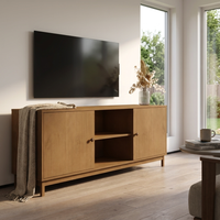 Essencia 2D Solid Wood TV Stand