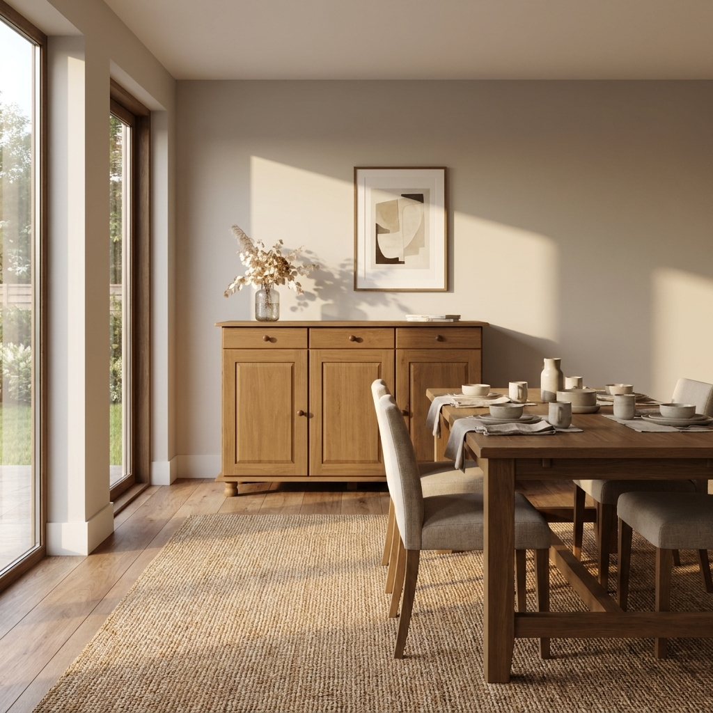 Rubi 3D Solid Wood Sideboard