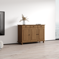 Rubi 3D Solid Wood Sideboard