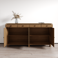 Rubi 4D Solid Wood Sideboard
