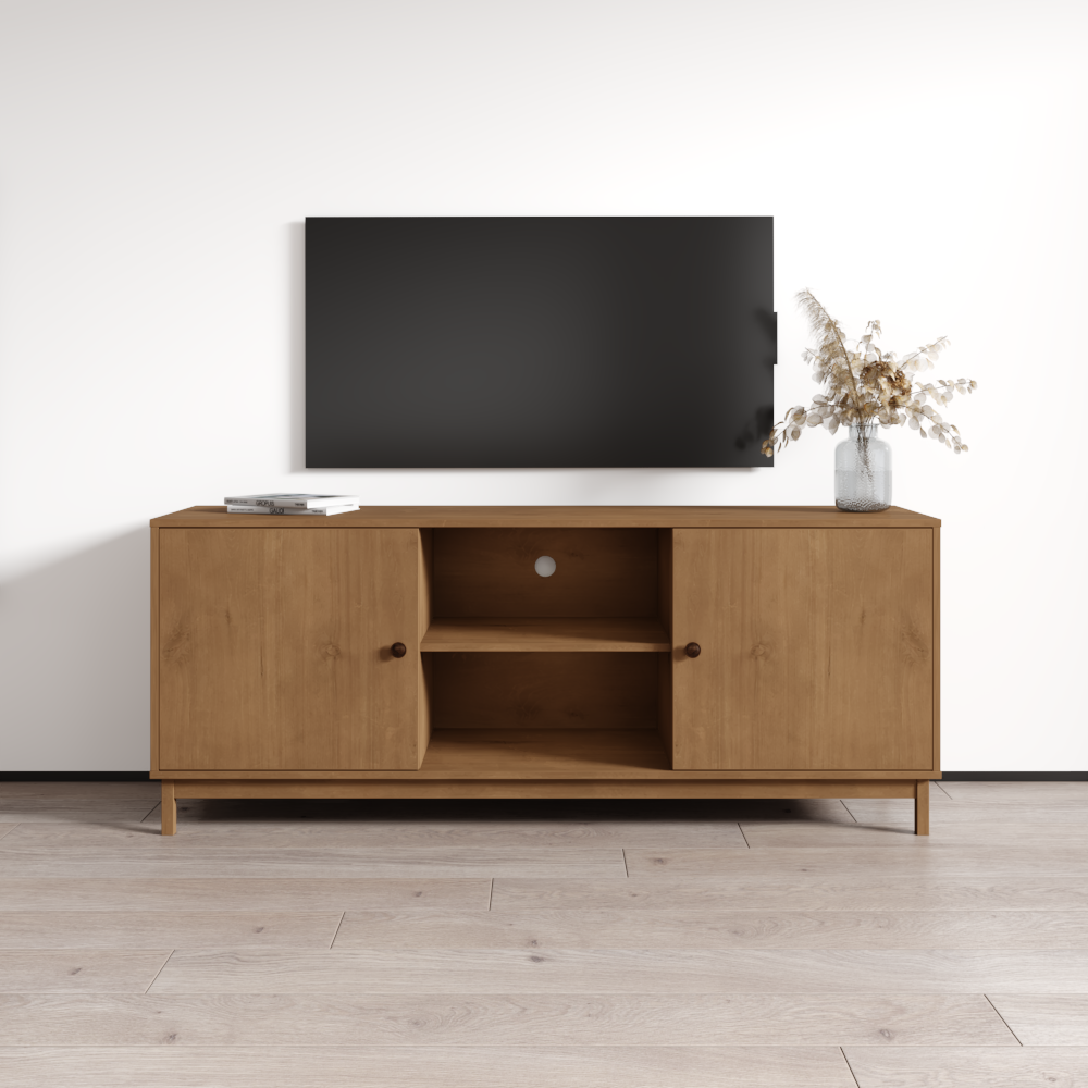 Essencia 2D Solid Wood TV Stand
